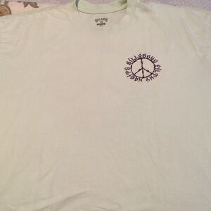 Billabong Men's Light Green Peace Tee